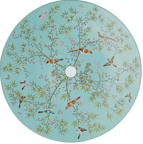 Paradis Turquoise Buffet Plate by Raynaud