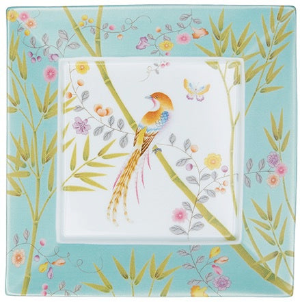 Paradis Turquoise Square Trinket Tray #2 by Raynaud