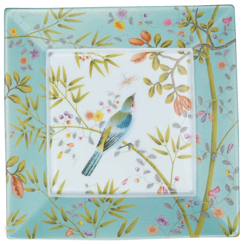 Paradis Turquoise Square Trinket Tray #4 by Raynaud