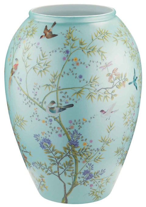 Paradis Turquoise Vase by Raynaud