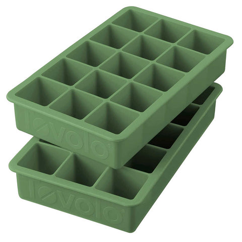 Perfect Cube Ice Tray Set Of 2, Pesto by Tovolo