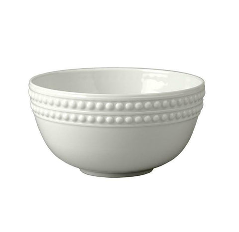 Perlee White Cereal Bowl by L'Objet