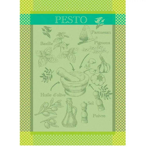 Pesto Verde Kitchen Towel by Garnier Thiebaut