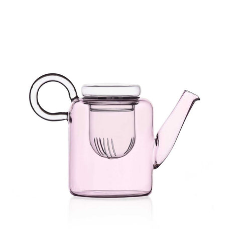 Piuma Big Teapot Pink by Ichendorf