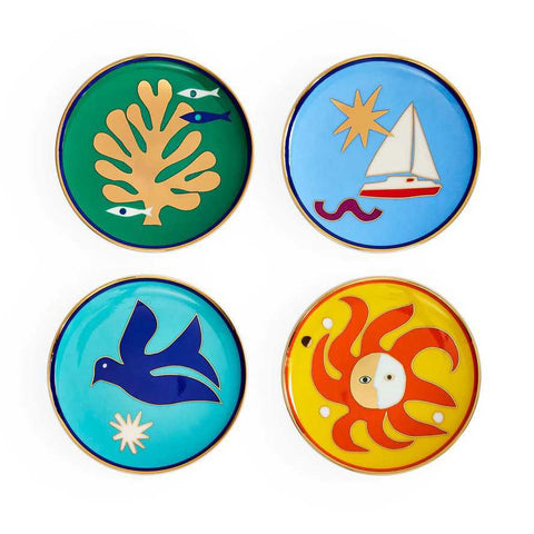 Playa Coaster Set Of 4 by Jonathan Adler