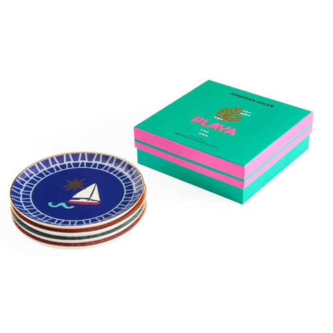 Playa Playa Small Plates - Set Of 4 by Jonathan Adler