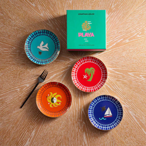 Playa Playa Small Plates - Set Of 4 by Jonathan Adler