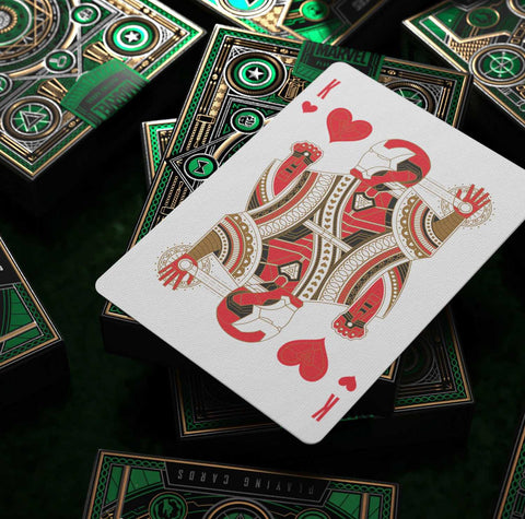 Playing Cards Avengers Green Edition by Theory 11