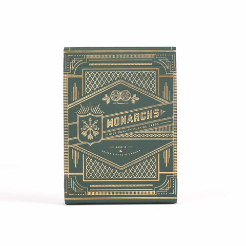 Playing Cards Green Monarch by Theory 11