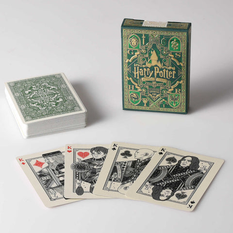 Playing Cards Harry Potter Green Slytherin  by Theory 11