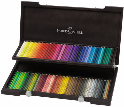 Polychromos 120 Colour Pencil In Wooden Case by Graf Von Faber Castell