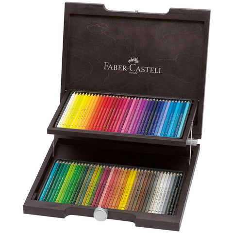 Polychromos 72 Colour Pencils in Wooden Case by Graf Von Faber Castell