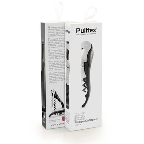 Pulltap's Black Corkscrew & Case  by Pulltex