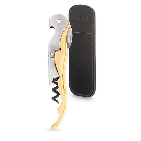 Pulltap's Gold Corkscrew & Case by Pulltex