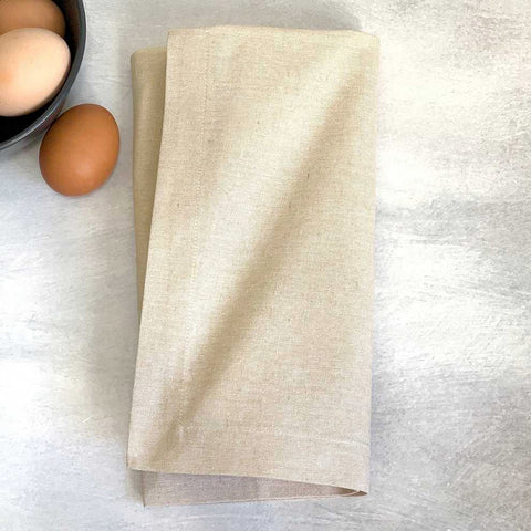 Recycled Cotton Sand Set Of 4 Napkins by Garnier Thiebaut Hotel