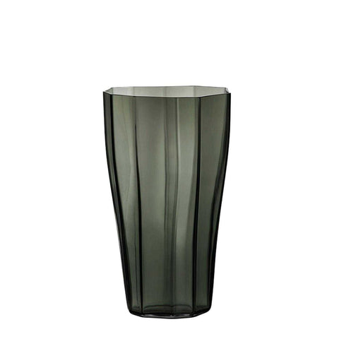 Reed  Vase Moss Green Medium by Orrefors