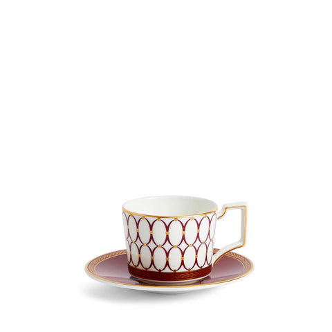 Renaissance Red Espresso Cup & Saucer by Wedgwood