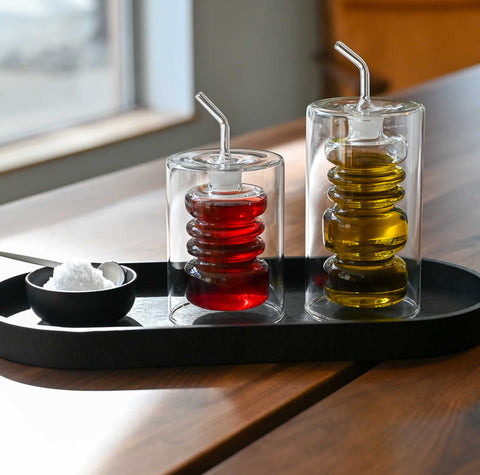 Rings Olive Oil Bottle Small 4.4 oz by Ichendorf