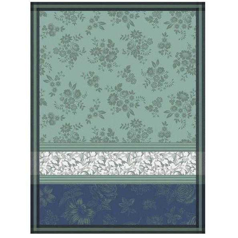 Romance Green Tea Towel by Le Jacquard Francais