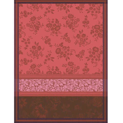 Romance Pink Tea Towel by Le Jacquard Francais