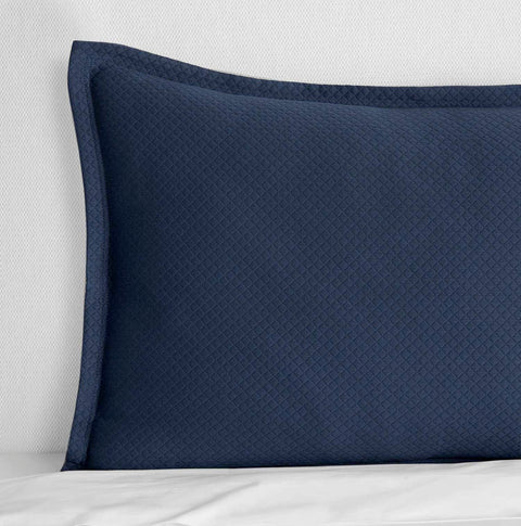 Rombo Navy King Sham by Sferra