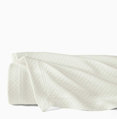 Rombo Oyster King Coverlet by Sferra