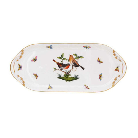 Rothschild Bird Sandwich Dish Sm by Herend