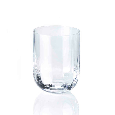 Rotondo Optic Tumbler Clear by Dibbern