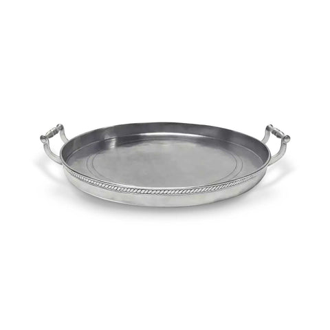 Round Gallery Tray W/Handles by Match