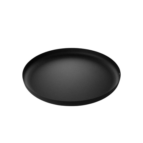 Round Tray Texture Black by Alessi
