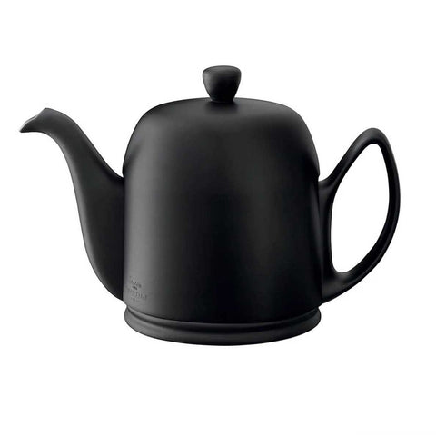 Salam Matte Black 6 cup tea pot by Degrenne