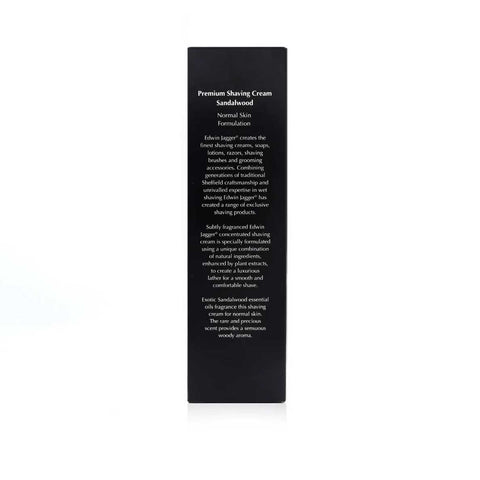 Sandalwood Natural Premium Shaving Cream Tube by Edwin Jagger