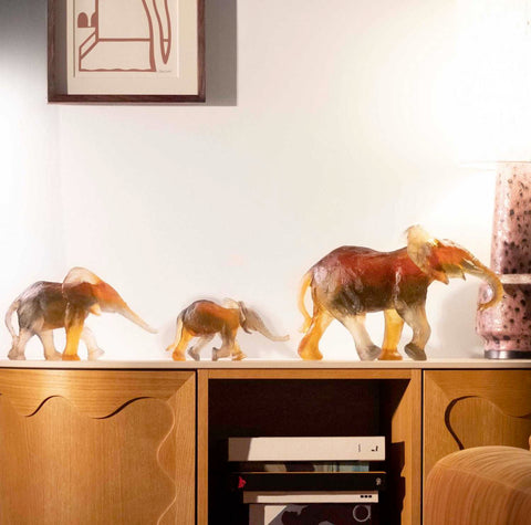 Savana Elephant Medium Ltd Ed. 225 by Daum