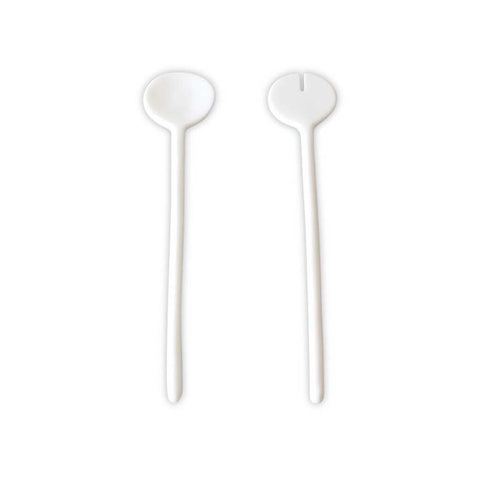 Sculpt Round Serving Set White by Tina Frey