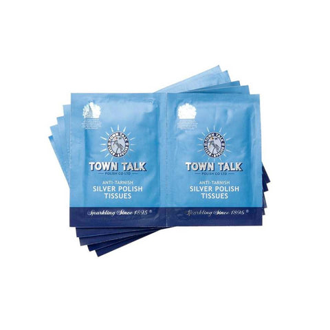Silver Care Silver Polish Tissue Sachets (10 In  Carton) by Town Talk