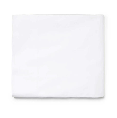 Simply Celeste White Twin Flat Sheet by Sferra