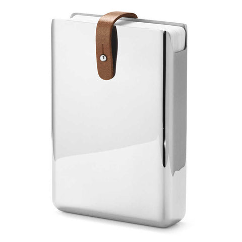 Sky Card Game Leather & Stainless Steel by Georg Jensen