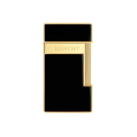 Slimmy Lacquered Lighter Black and Gold by Dupont