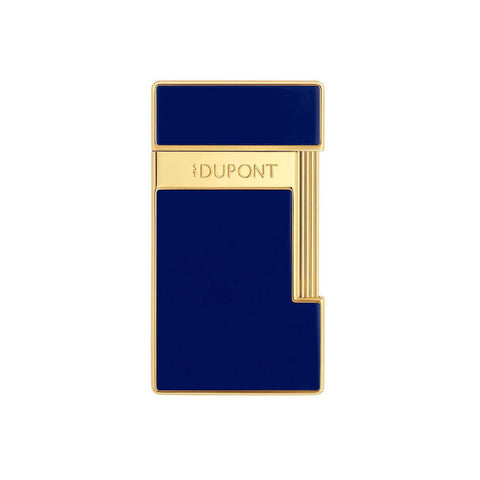 Slimmy Lacquered Lighter Indigo Blue and Gold by Dupont