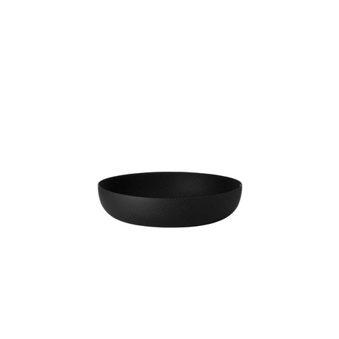 Small Round Basket Texture Black by Alessi