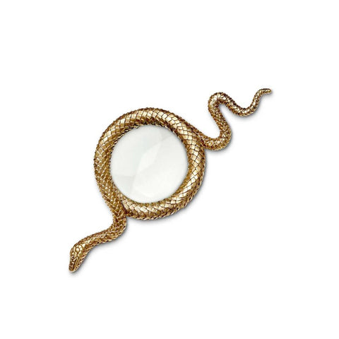 Snake Gold Magnifying Glass - Small by L'Objet