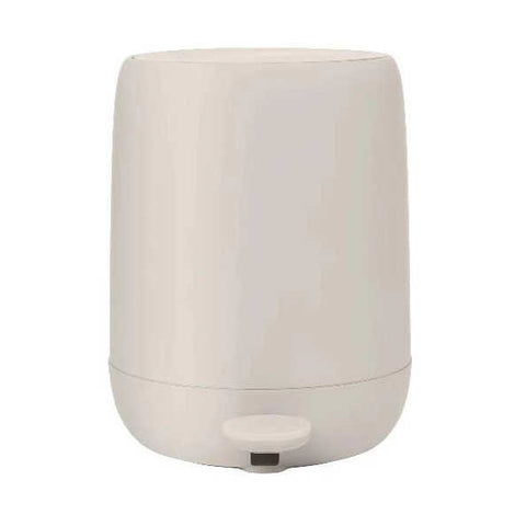 Sono Pedal Bin Wastepaper Basket Moonbeam (beige) 0.8 Gallon by Blomus