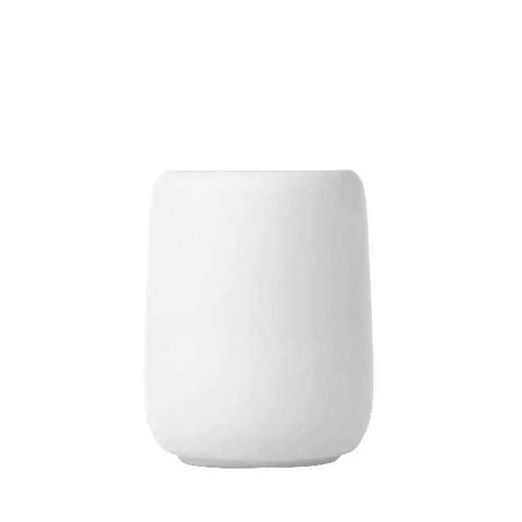 Sono White Bathroom Tumbler by Blomus