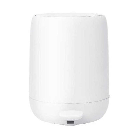 Sono White Pedal Bin Wastepaper Basket 0.8 Gallon by Blomus