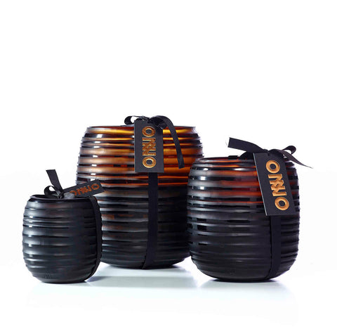 Sphere Candle Large Amber - Ginger Fig by Onno