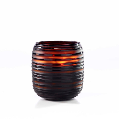 Sphere Candle Medium  Amber - Ginger Fig by Onno