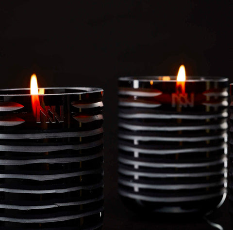 Sphere Candle Mini Amber - Ginger Fig by Onno