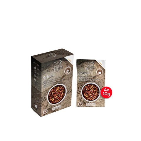 Spices Sichuan Red Pepper 40g, China, Box Of 4 X 10g Sachets by Peugeot
