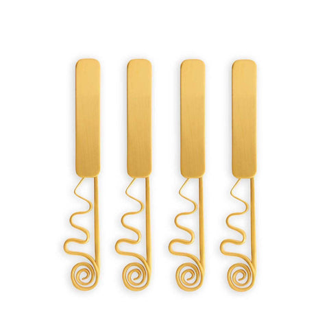 Spirale Cocktail Spreaders S/4 by L'Objet
