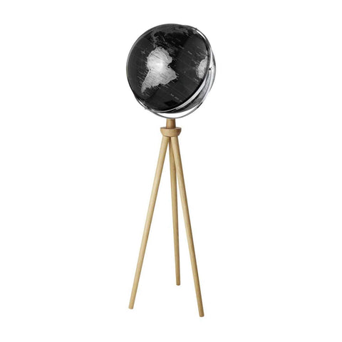 Sputnik Standing Globe Black/Silver  by Troika